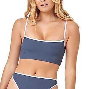 L*Space Blue and White Bikini Set